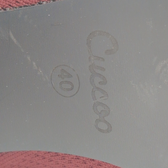 Elegant Red Woven Sz 9.5 Peep-Toe Ankle Boots - Picture 9 of 9